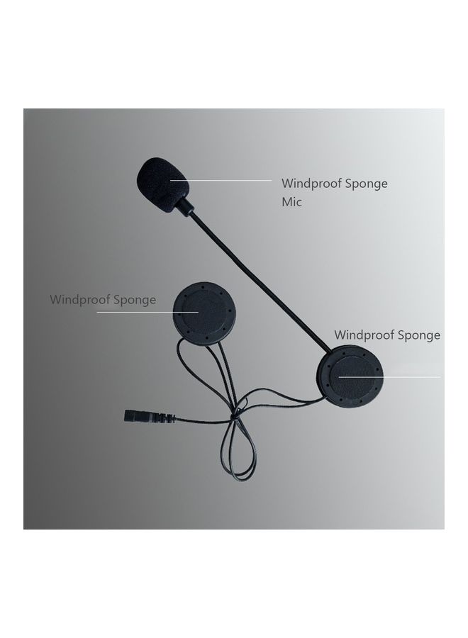 Motorcycle Riders BT Headphone Black - Image 2