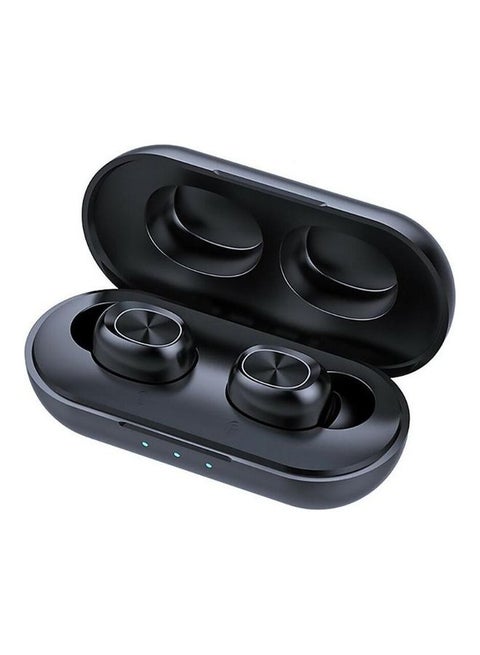BT5.0 True Wireless Auto Pairing Noise Reduction Earbuds With Charging Case Black