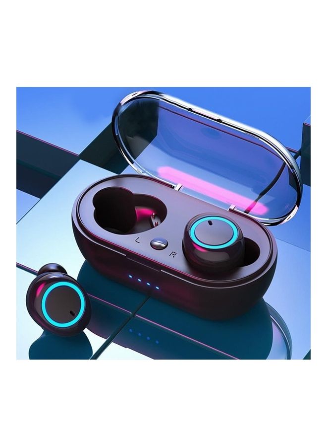 True Wireless BT5.0 CVC Noise Canceling Earbuds With Charging Case Black/Blue - Image 5