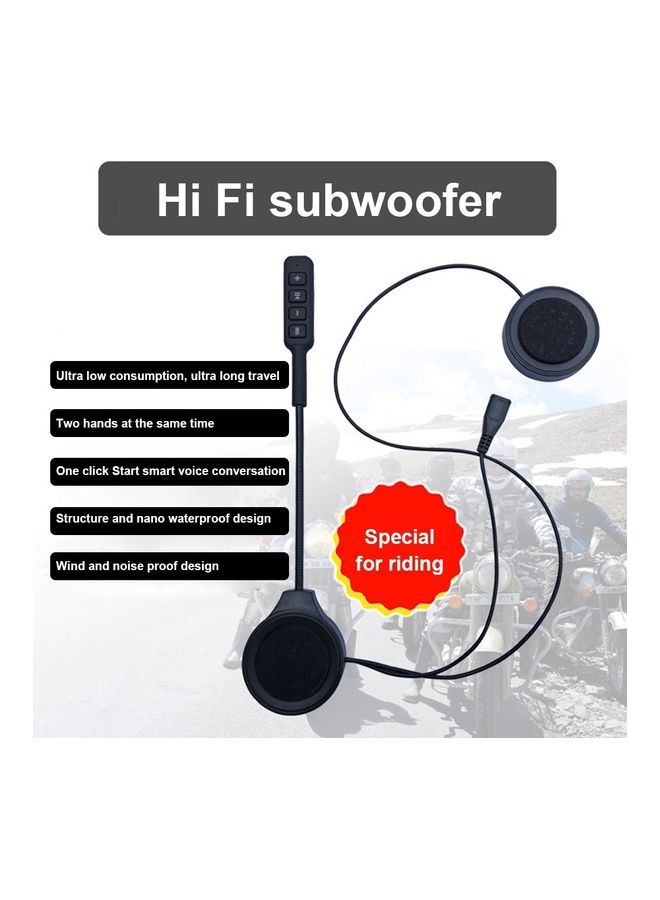 Motorcycle Riders BT Headphone Black - Image 5