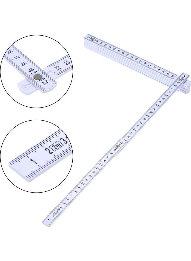 Generic Fold Up Ruler White  - Image 3