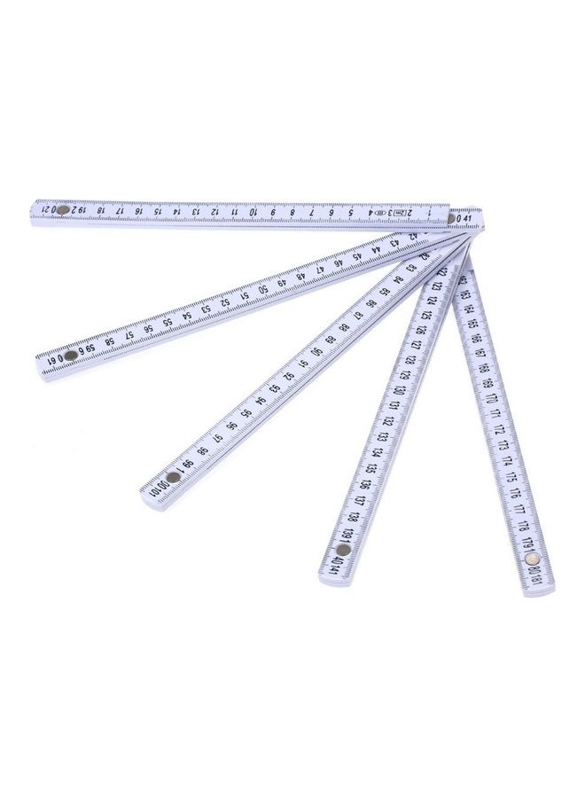 Generic Fold Up Ruler White  - Image 4