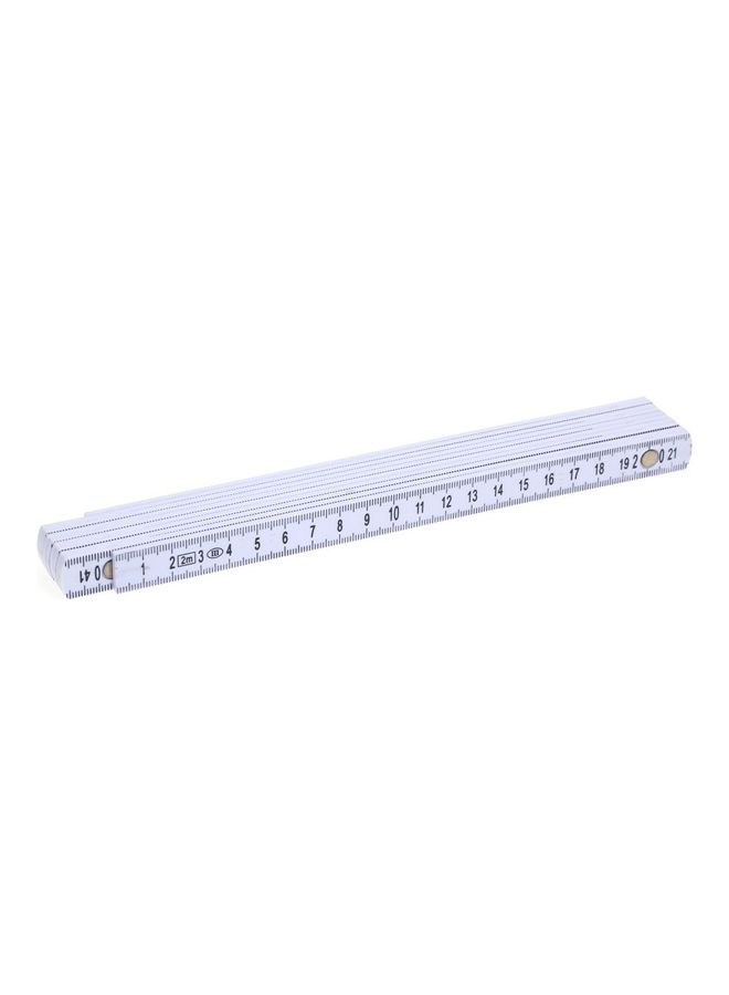 Generic Fold Up Ruler White  - Image 1