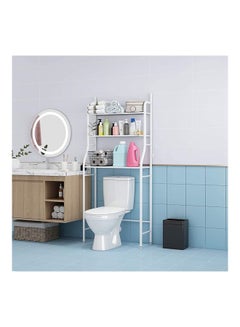 Cool Baby 3-Shelf Bathroom Over The Toilet Rack White  - Image 3