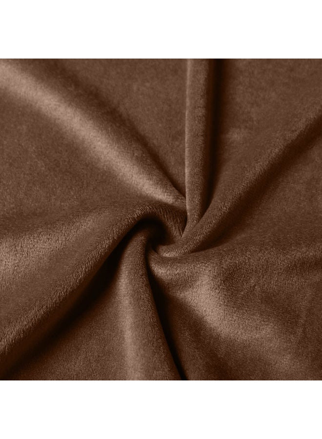 Generic 4-Piece Solid Stretchable Chair Covers Deep Camel  - Image 3