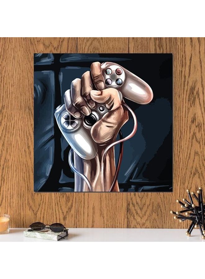 إربان تراندز ملصق جداري بتصميم أزرار بلايستيشن متعدد الألوان 33x33سم  - Image 1
