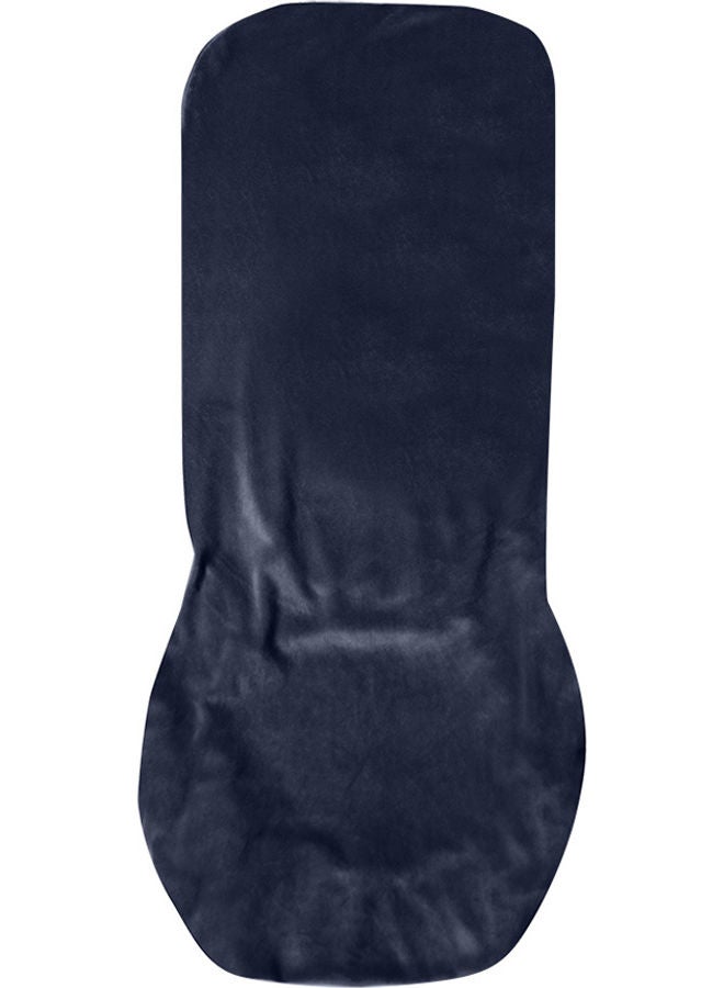 Generic 4-Piece Solid Stretchable Chair Covers Deep Blue  - Image 3