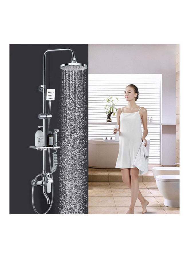 High Pressure Shower Head Silver 6inch  - Image 4