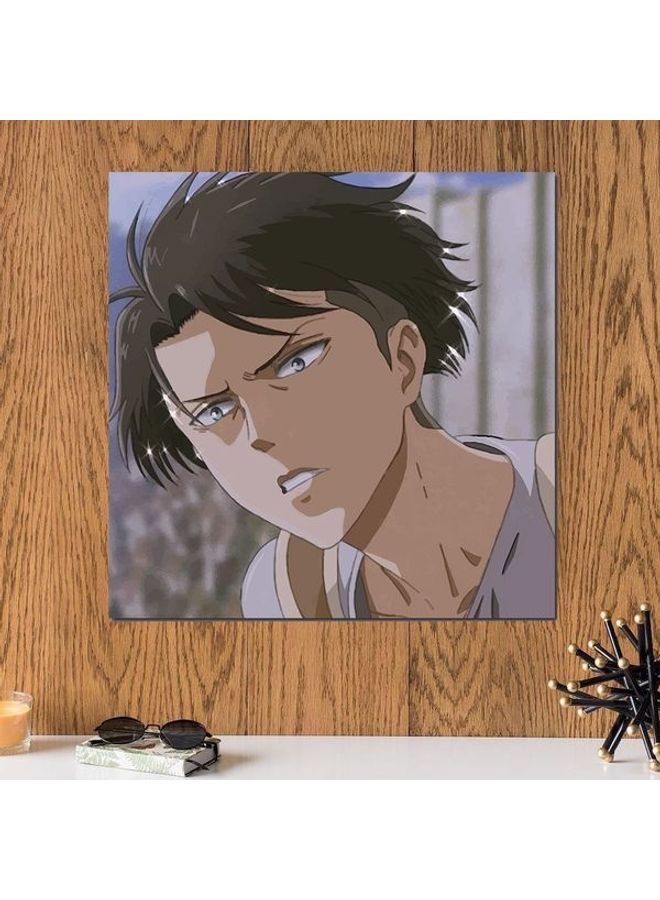 إربان تراندز لوحة فنية لديكور الحائط بتصميم "Levi Ackerman Attack On Titan" متعدد الألوان 33x33سم  - Image 1