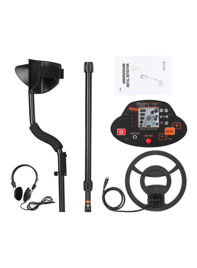 Generic - LCD Display Metal Detector Set Black/Red/Grey - Image 1