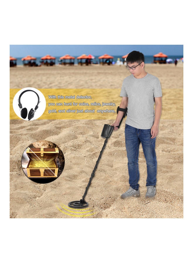 Generic - LCD Display Metal Detector Set Black/Red/Grey - Image 1