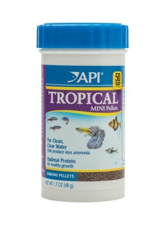 API Mini Pellets Tropical Fish Food Blue 48grams 