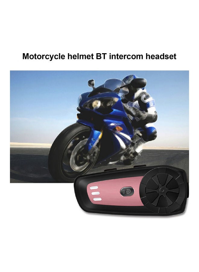 Motorcycle Helmet Bluetooth Headset Intercom With FM Radio