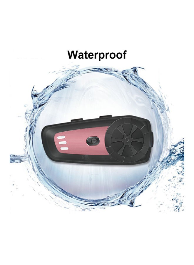 Motorcycle Helmet Bluetooth Headset Intercom With FM Radio
