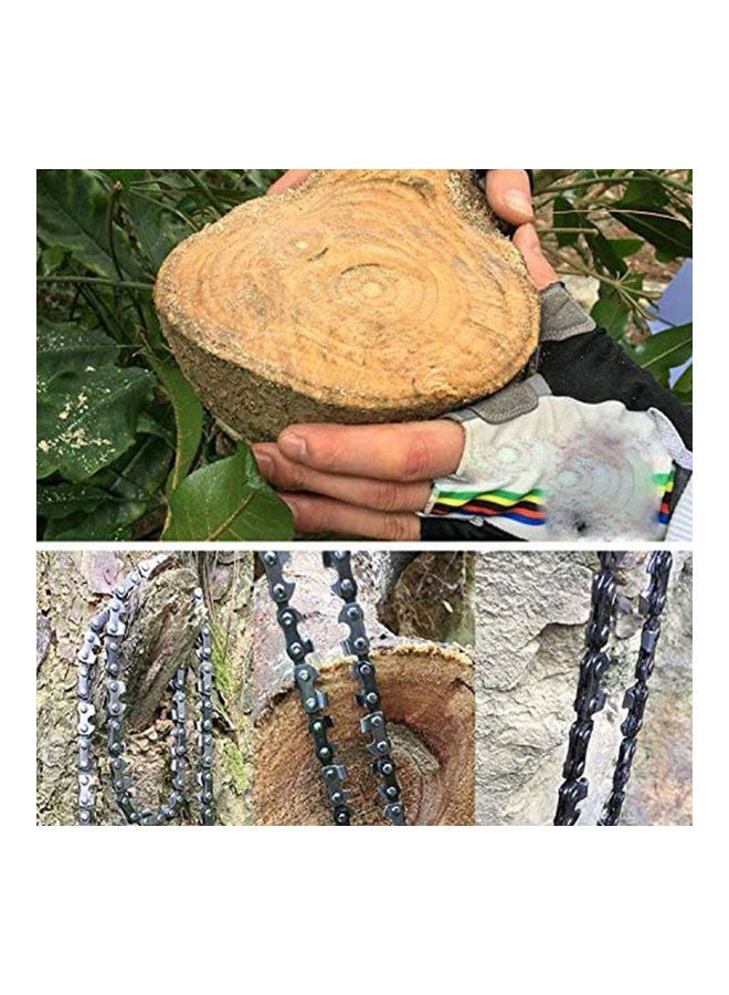 Portable Outdoor Survival Hand Zipper Saw Orange/Black 20x5x10cm - Image 5