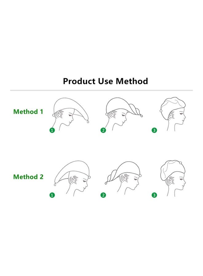 طقم لفافات شعر سريعة مكون من قطعتين 63x24سم - Image 4