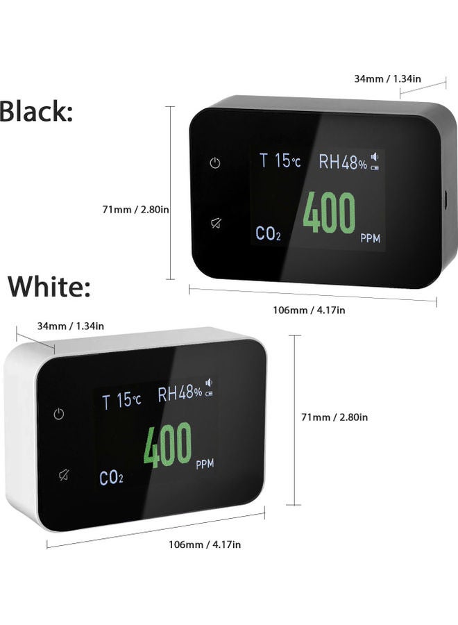 جهاز كشف جودة الهواء أبيض - Image 5