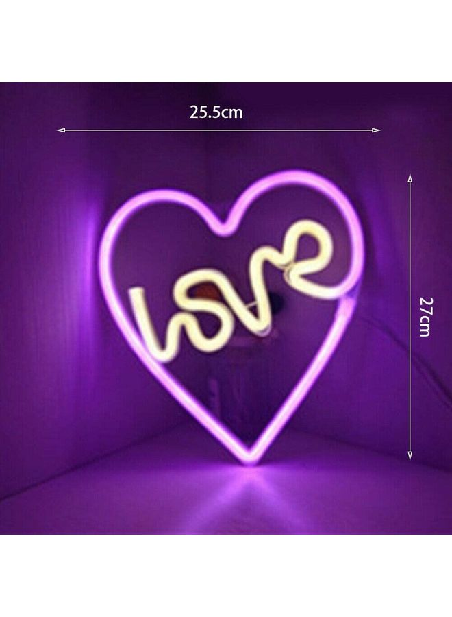 XiuWoo Neon Signs Light Purple/Yellow - Image 2