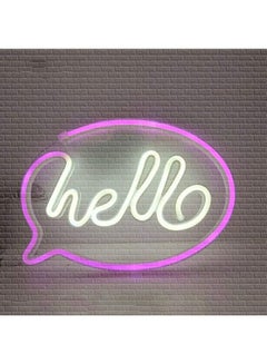 XiuWoo Neon Signs Light Pink/Yellow  - Image 1