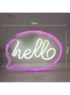 XiuWoo Neon Signs Light Pink/Yellow  - Image 2