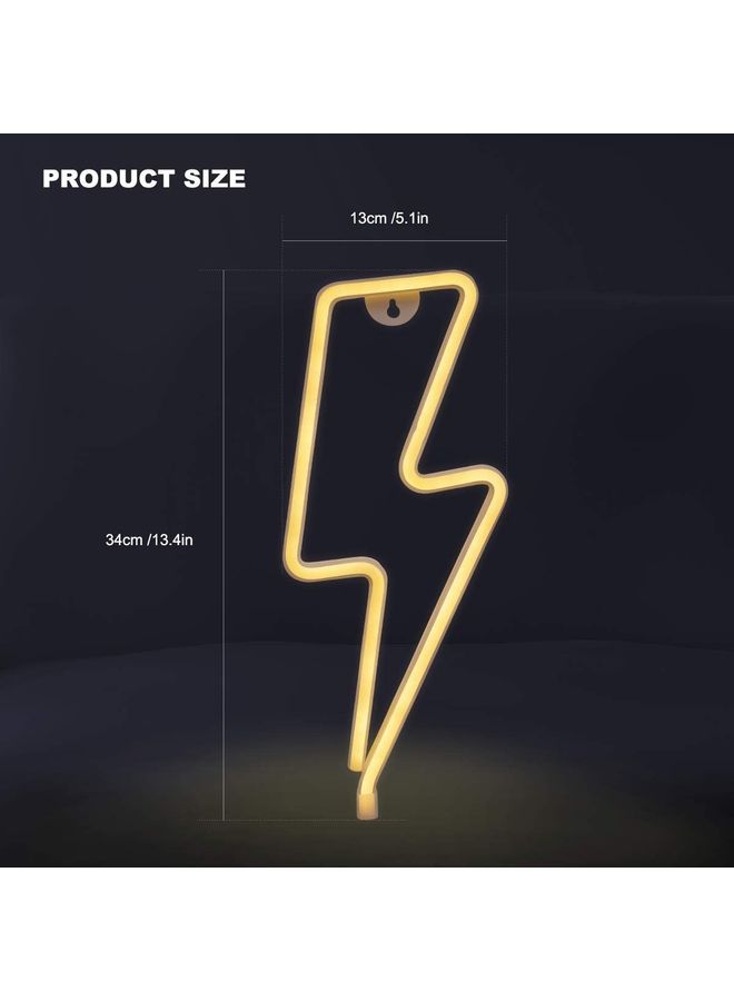 لافتة نيون مضيئة أصفر دافئ - v1627035193/N49398941A_2