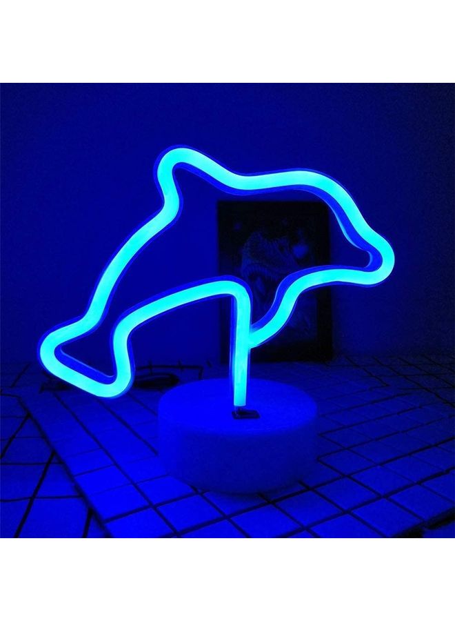 XiuWoo LED Neon Night Light Blue - Image 1