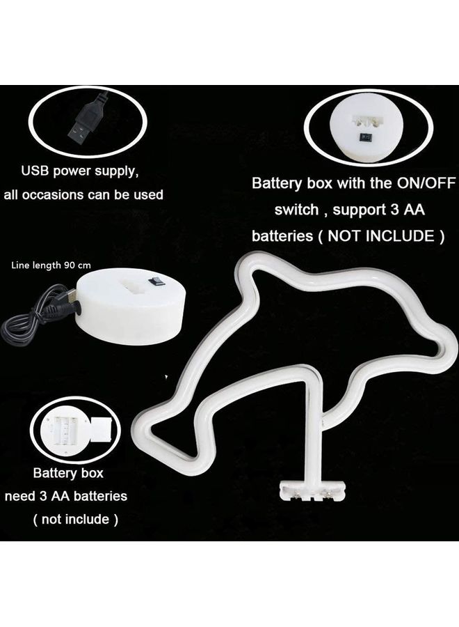 XiuWoo LED Neon Night Light Blue - Image 3