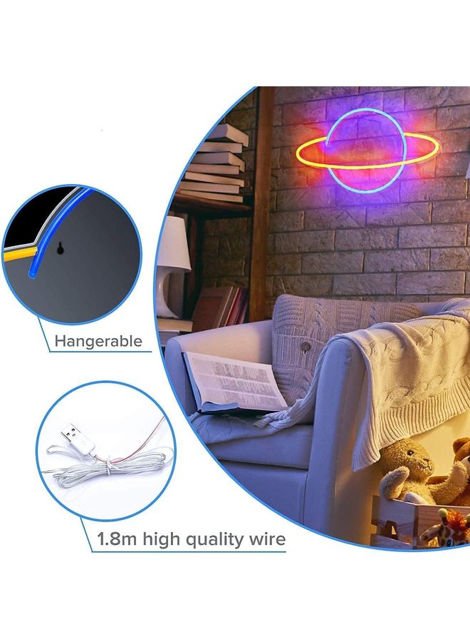 XiuWoo Planet Neon Light Multicolour - Image 2