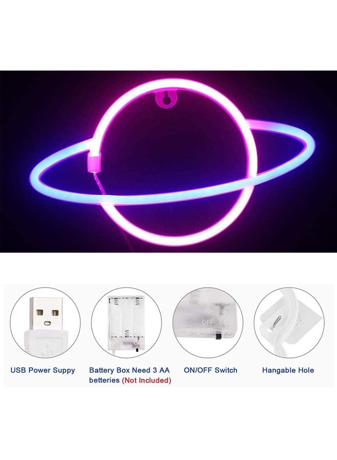 XiuWoo Planet Neon Light Purple/Pink - Image 4