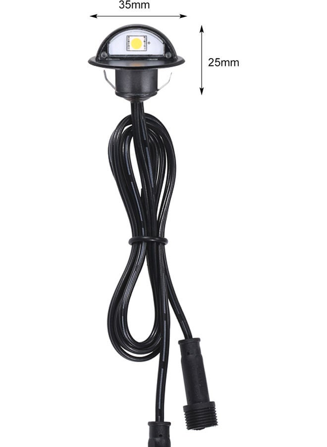 Generic 10-Piece LED Deck Light Set Black  - Image 4
