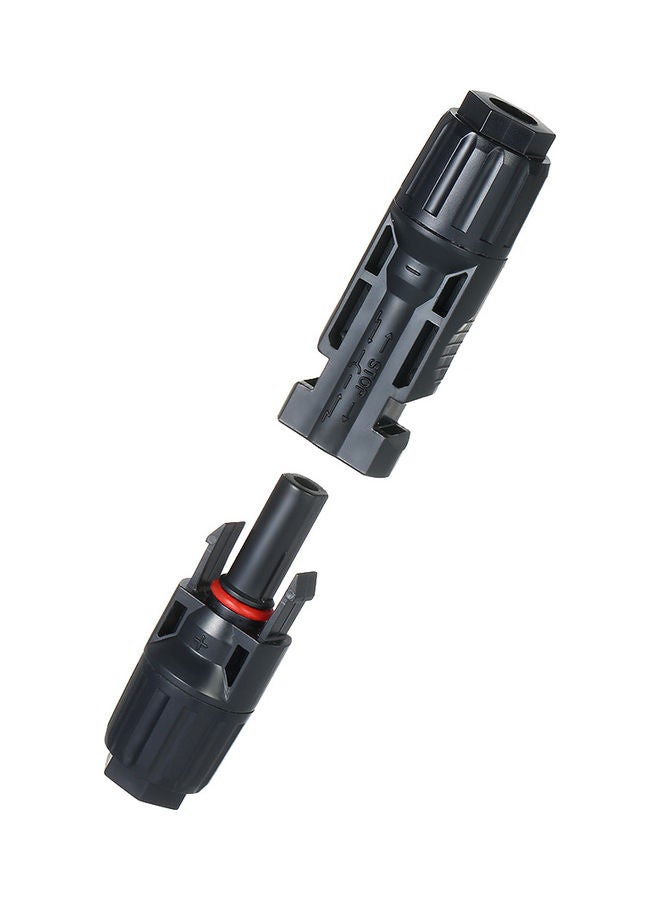 Generic 10-Pair Male/Female Solar Panel Cable Connector For PV System Black  - Image 3