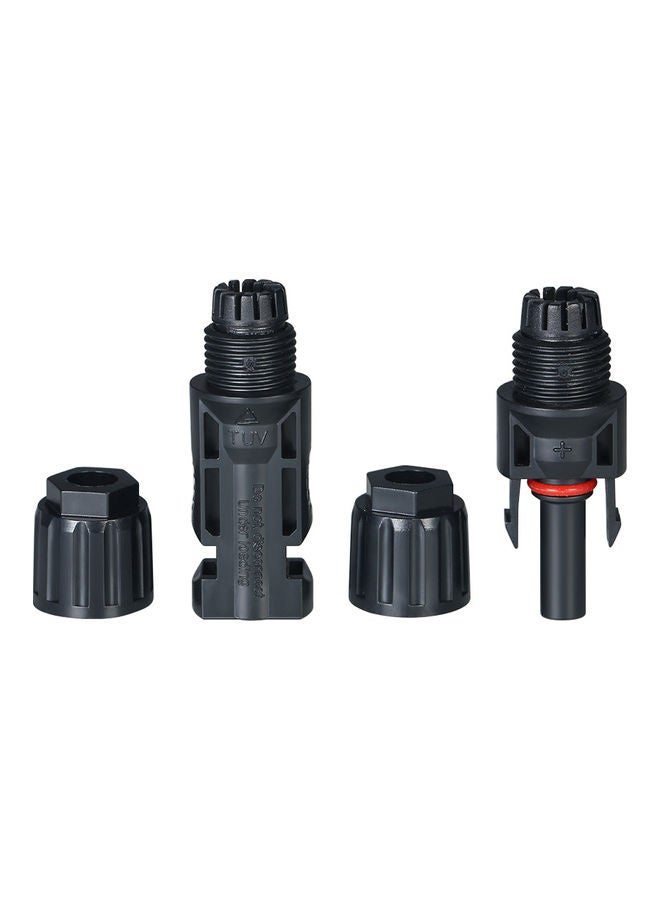 Generic 10-Pair Male/Female Solar Panel Cable Connector For PV System Black  - Image 5