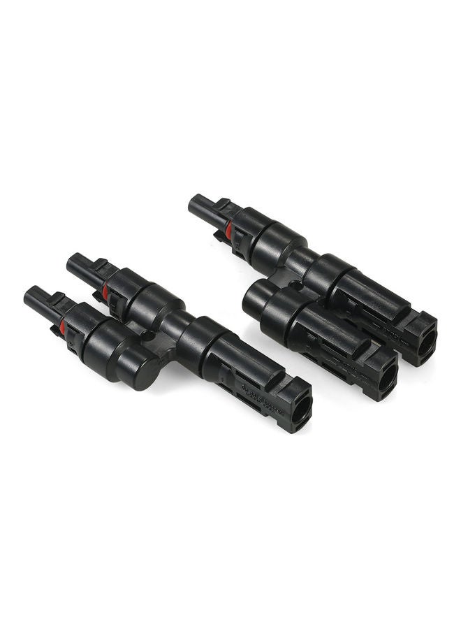 Generic 1-Pair Y Branch Solar Energy Panel Adaptor Black  - Image 5