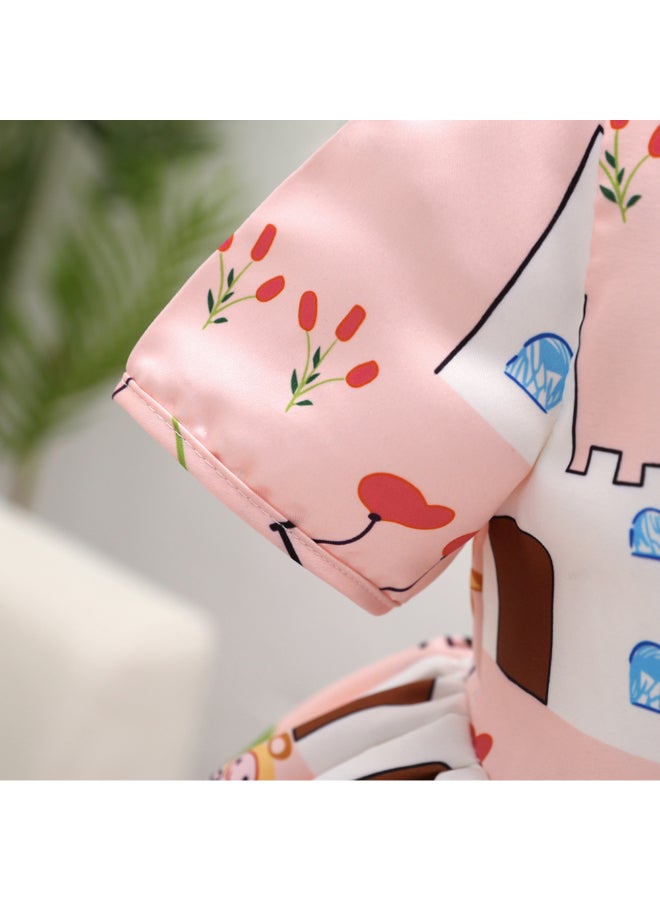 Cartoon Print Mini Dress Multicolour - Image 3
