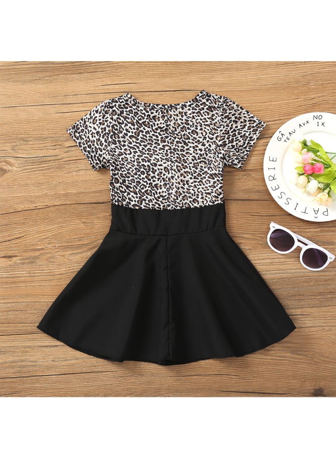 Generic - Leopard Print Pleated Dress Multicolour - Image 1