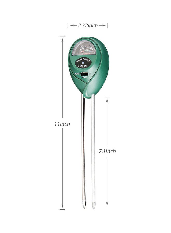 Generic 3-In-1 Soil PH Tester Green  - Image 2