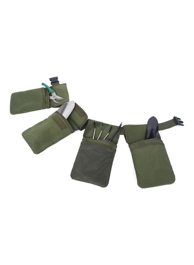 Generic Canvas Waist Tool Apron With Pocket Green  - Image 5