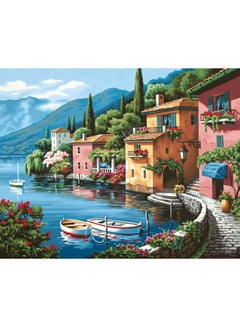 Generic DIY Paint By Number Oil Painting On Canvas Kit Multicolour  - Image 1