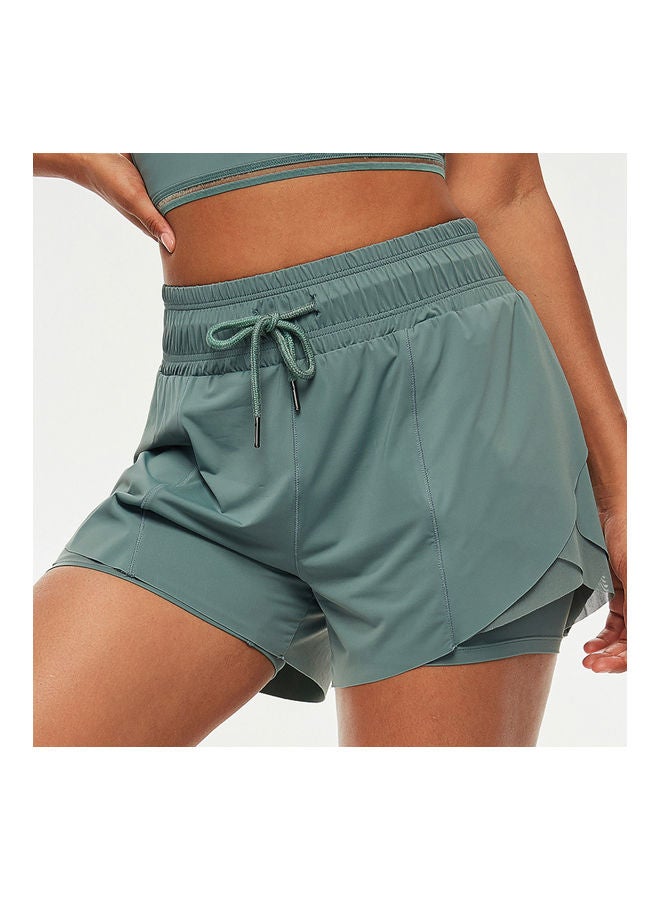 Elastic Waist Quick Dry Sport Shorts - Image 1