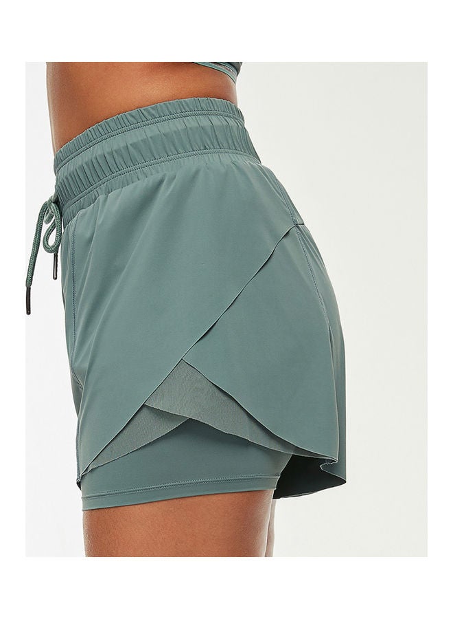 Elastic Waist Quick Dry Sport Shorts - Image 3