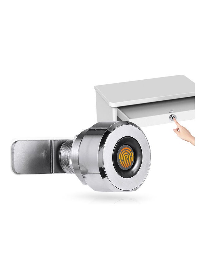 Fingerprint Drawer  Digital Cabinet Lock Silver  - Image 3