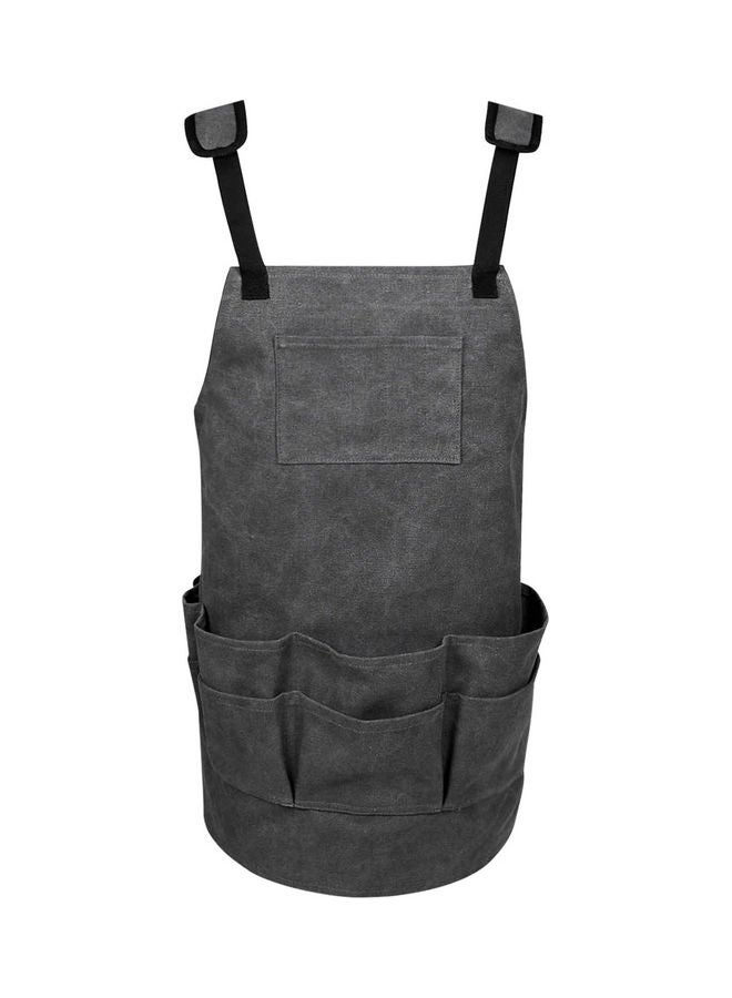 Gardening Tool Apron With Pocket Grey  - Image 1