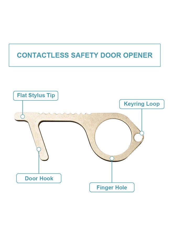 Portable Contactless Safety Door Opener Silver  - Image 2