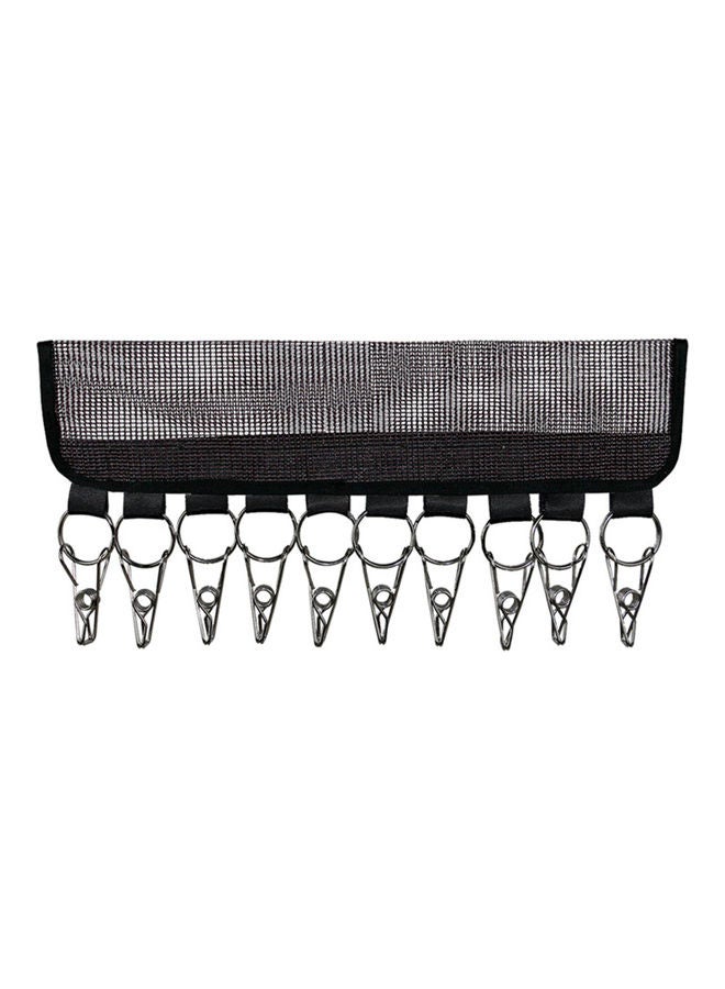 10 Clip Cap Organizer Hanger Grey  - Image 1