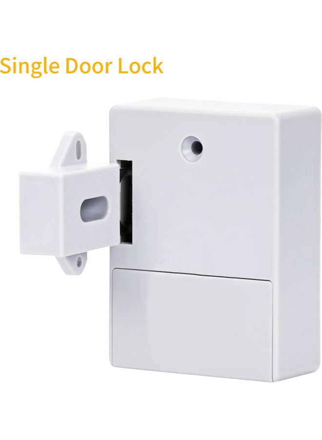 Smart Sensor Adhesive Hidden Cabinet Lock White  - Image 2