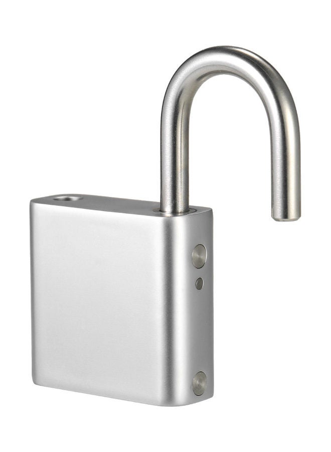 Smart Keyless Lock Waterproof And App Unlock Anti-Theft Padlock Sliver  - Image 3