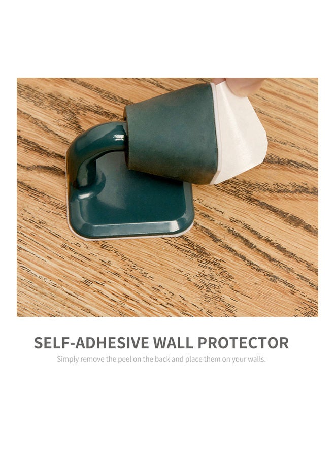 Wall Protector Flexible Door Stopper Green  - Image 4