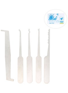 5-Piece Lock Picking Set Silver