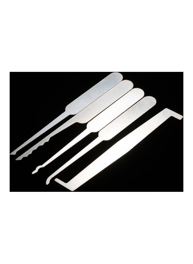 Generic - 5-Piece Lock Picking Set Silver - Image 1