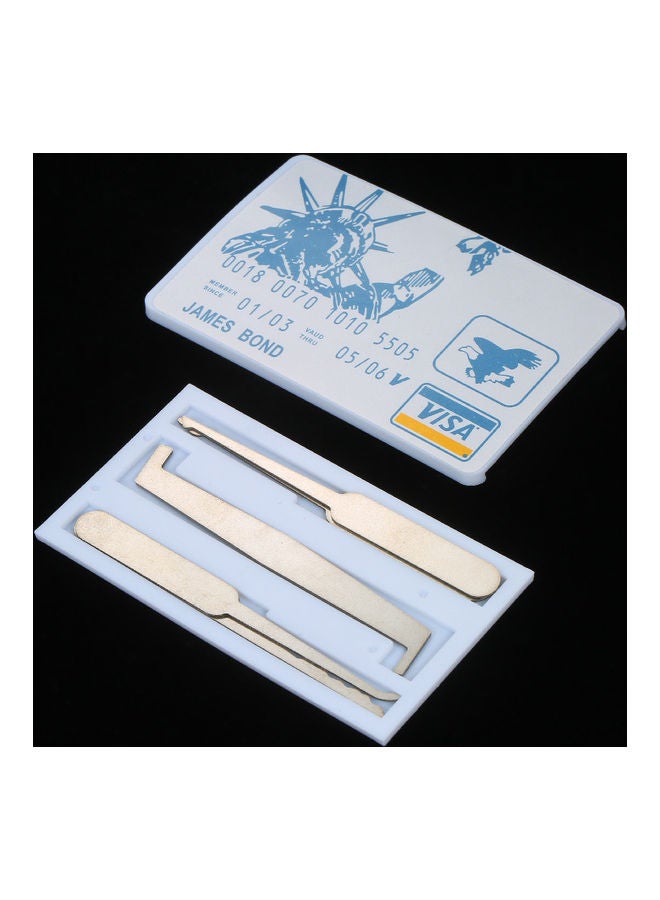 Generic - 5-Piece Lock Picking Set Silver - Image 1
